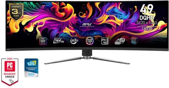 Image du produit MSI MPG 491CQP QD-OLED (5120 x 1440 pixels, 49")