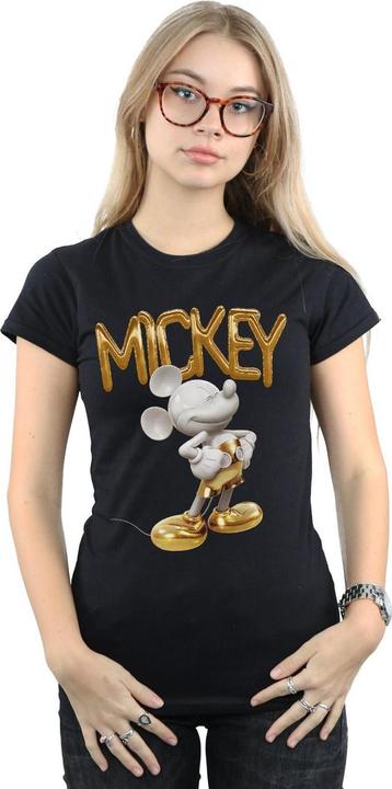 Immagine prodotto Disney Mickey Mouse Gold Statue Maglietta Donna (S)