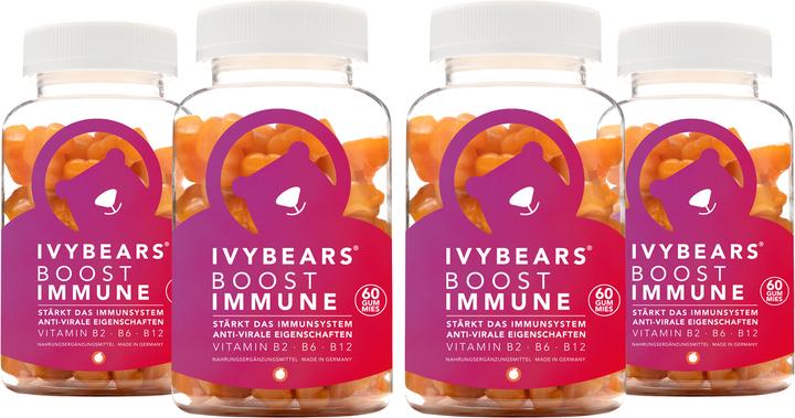 Actual product image IVYBears Boost IMMUNE 4 Pack (4 Piece, Gummies, 600 g)
