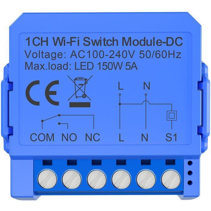Avatto, Attuatore, WSM16-DC-1 WiFi Switch 1CH Dry Contact DC (Attuatore dell'interruttore)