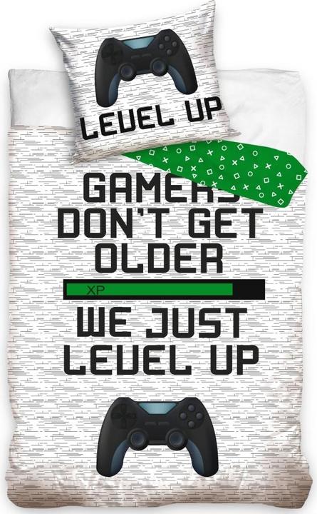 MCU Gamer Sengetøj "Level up" - 100 pour cent bomuld