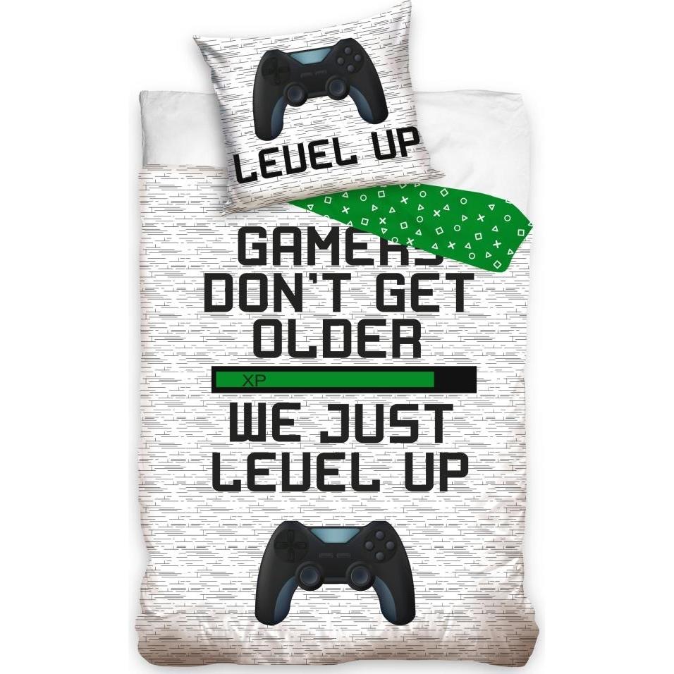 MCU, Kinderbettwäsche, Gamer Bedding "Level up"
