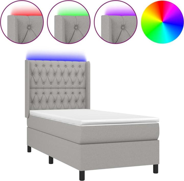 Actual product image vidaXL Boxspringbett (100 x 200 cm)