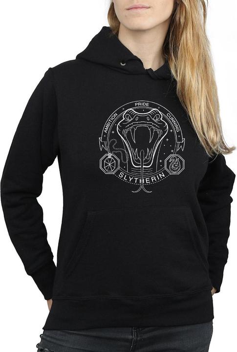 Immagine prodotto Slytherin Seal Felpa con Cappuccio Donna (XXL)