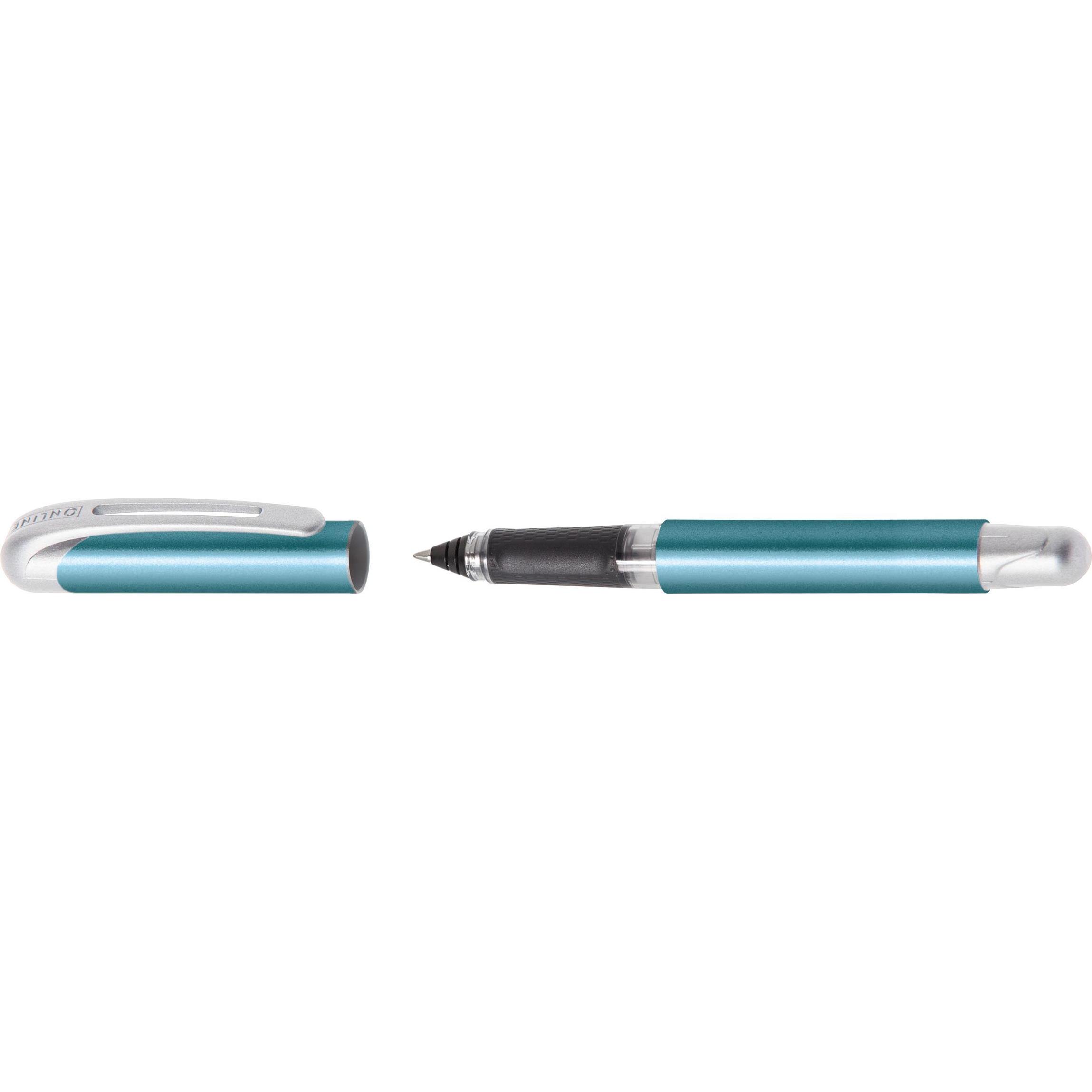 Online, Schreibstifte, COLLEGE METALLIC - Rollerball (Metallic Blue, 3 x)