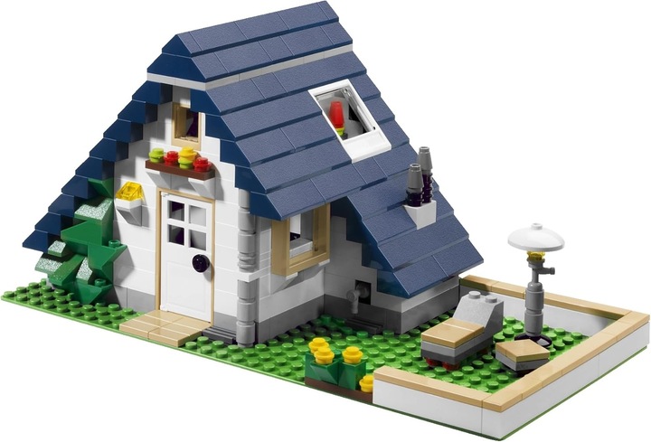 Immagine prodotto LEGO Casa con garage (5891, LEGO Creator 3-in-1)