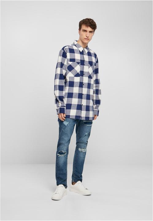 Produktbild Urban Classics Long Oversized Checked Shirt (M)