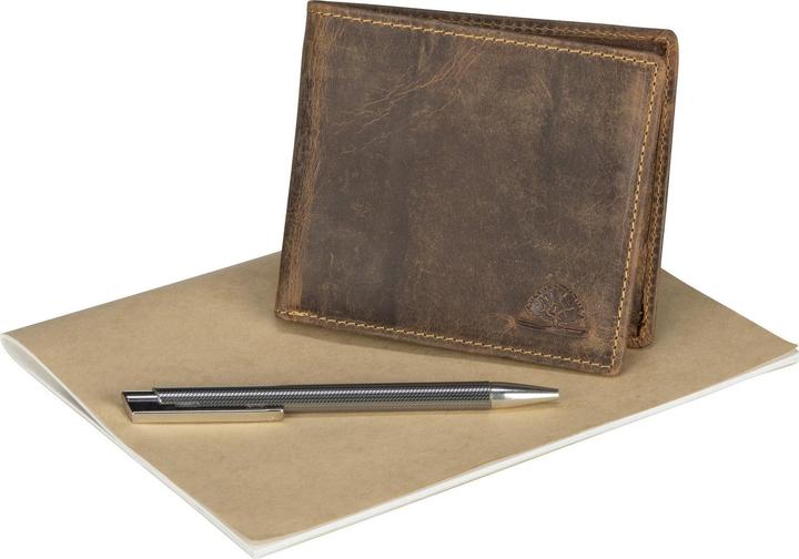 Immagine prodotto Greenburry Portafoglio vintage RFID in pelle 12,5 cm