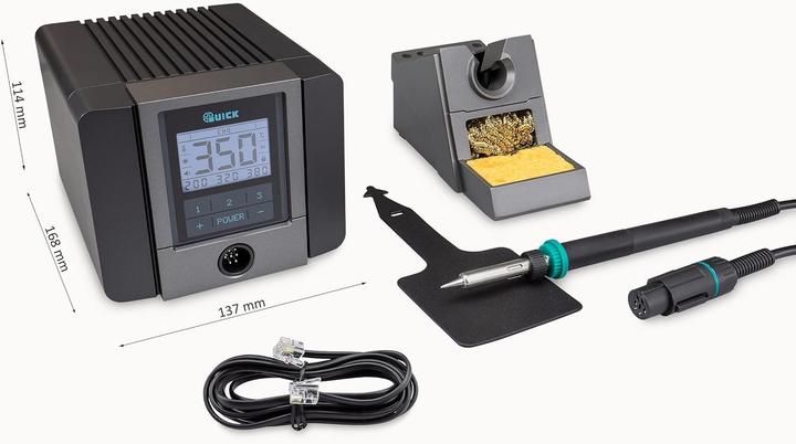 Actual product image Quick TS2200 Digital Adjustable ESD 90 Watt Soldering Station (ward)