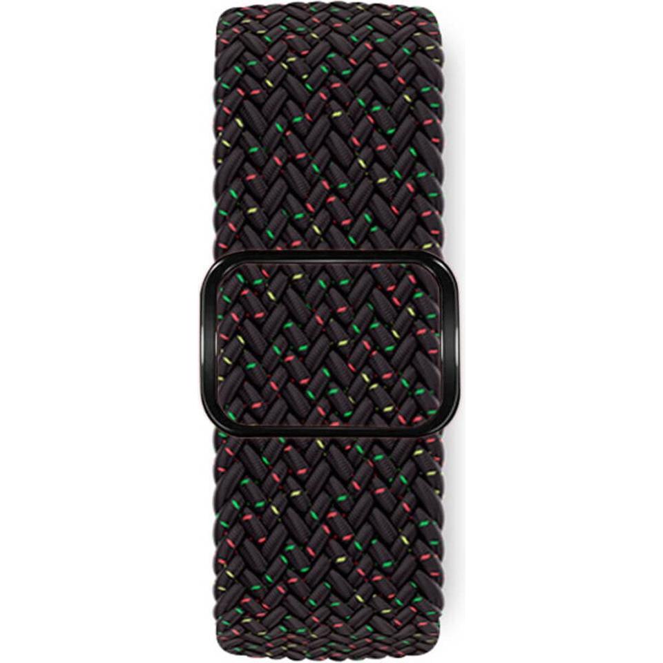 Thumbnail - Cover-Discount Apple Watch 44/45/46/49mm - Nylon Stoff Ersatzarmband geflochten (Nylon), Uhrenarmband, Schwarz