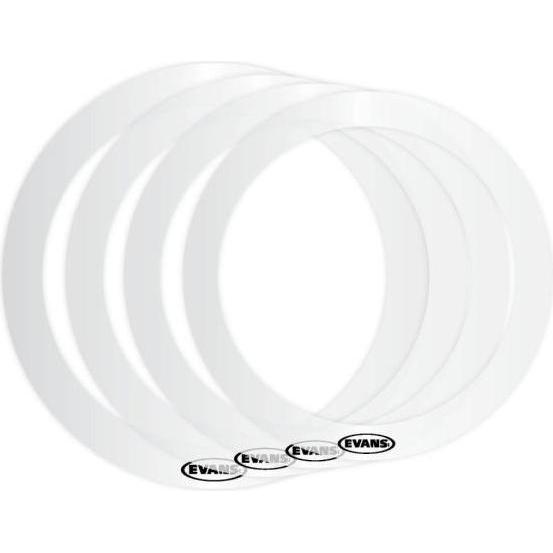 Evans ER-Standard E-Ring Set 12-13-14-16 Fell Zubehör (Schlagzeug), Drumhead