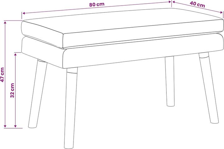 Produktbild vidaXL Weiche Sitzmöbel (40 cm)