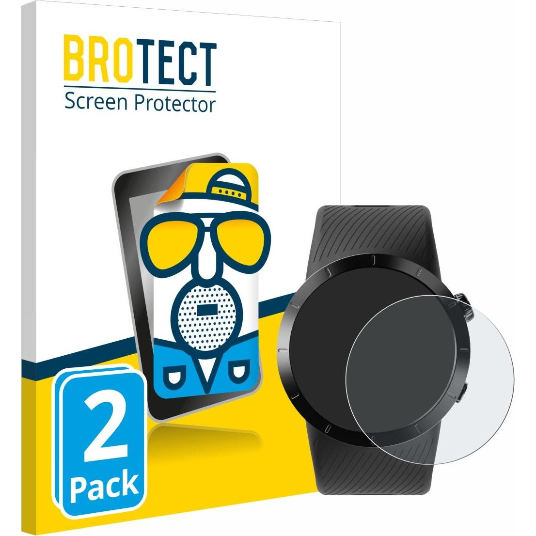 Thumbnail - BROTECT Entspiegelungs-Schutzfolie Displayschutz Matt, Smartwatch Schutzfolie, Grau