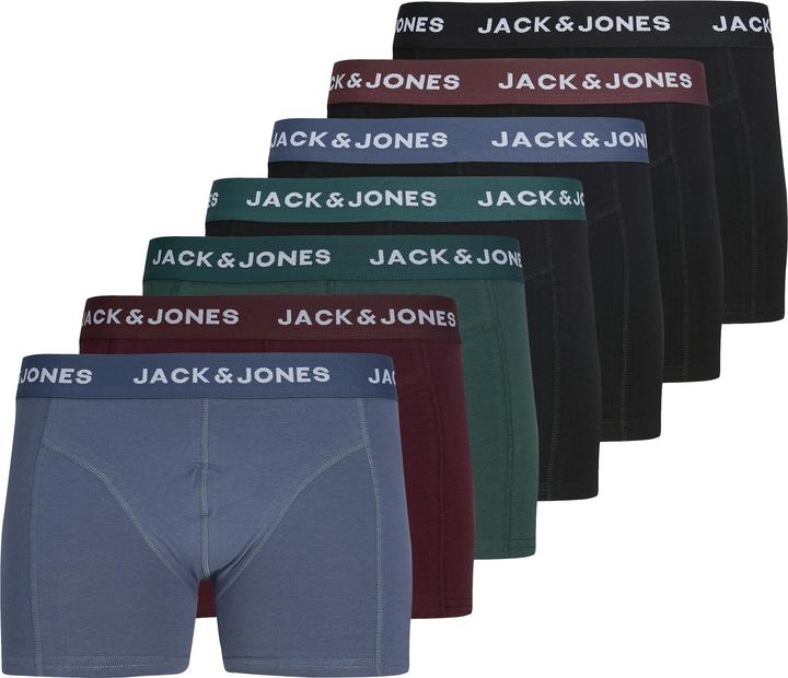Produktbild Jack & Jones Jactommy Solid Trunks 7 Pack Styd (S, 7er Pack)
