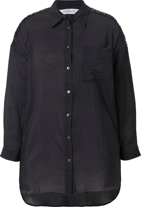 Immagine prodotto Studio Untold Blusa dal taglio oversize con frange e paillettes sulle spalle (46, 48)