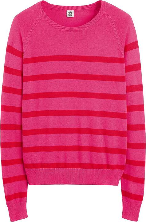 Black, ecru striped