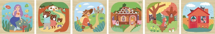 Produktbild Vilac Würfel Puzzle Märchen