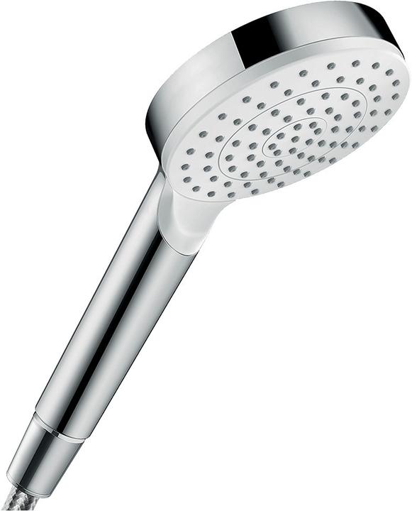 Immagine prodotto hansgrohe HG Handbrause CROMETTA 1jet DN 15 EcoSm Version 9 l/min weiss/chrom (1 Tipo di fascio, 9 l/min)