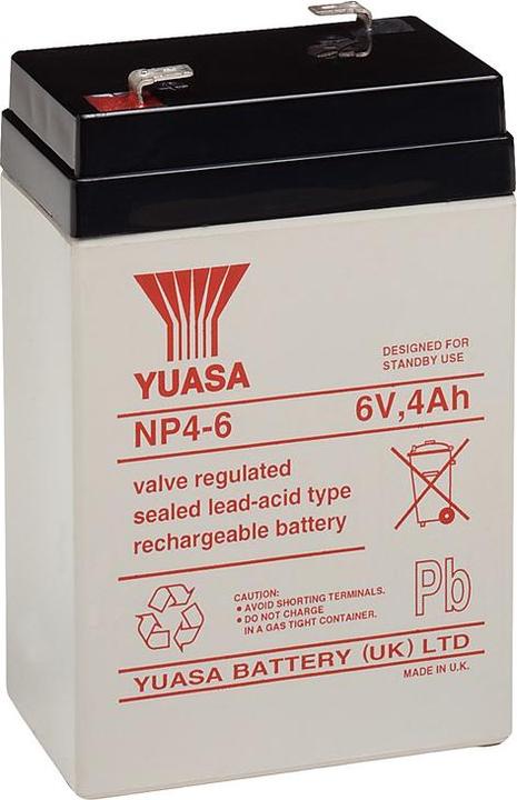 Produktbild Yuasa NP4-6 6V 4Ah USV-Batterie