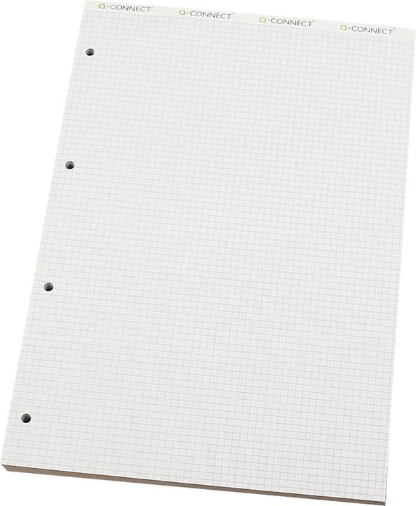 Q-Connect Notizblock ohne Deckblatt FSC (A4, Kariert)