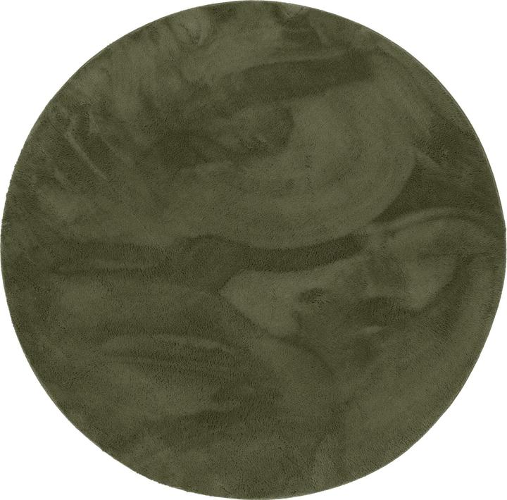 Actual product image Pergamon Luxury Super Soft Fur Rug Pearl Round (120 x 120 cm)