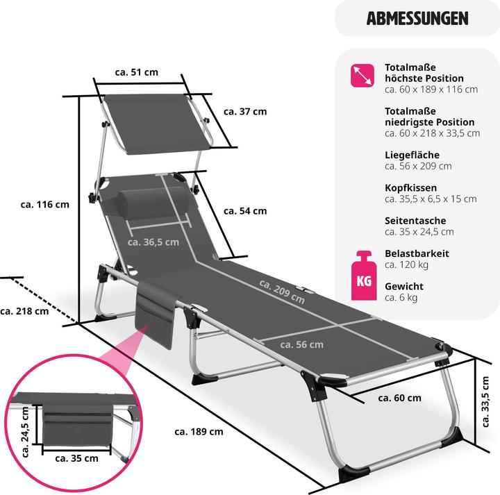 Immagine prodotto tectake Aurelie (218 cm)