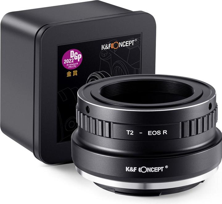 Actual product image K&F Concept Adapter Redukcja do Canon EOS R (RF) na T2 T-mount / KF06.488