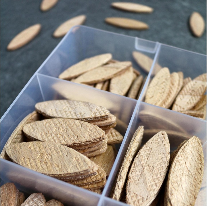 Immagine prodotto Tox Tasselli piatti in legno Miniset legno di biscotto 100 pezzi (1 pz.)