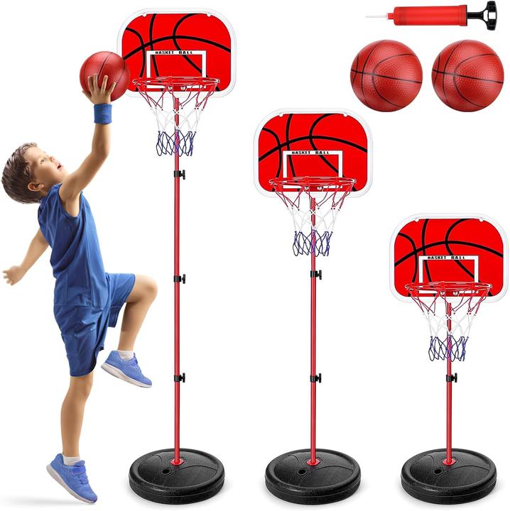 Zeawavsl Panier de basket-ball pour enfants