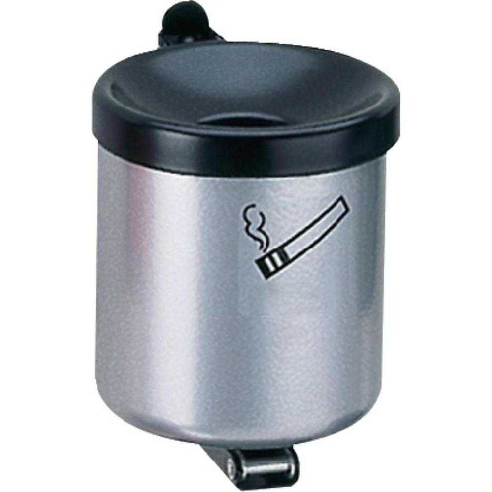 TKG, Aschenbecher, Wandascher Ø110xH120mm neusilber mit Kippvorrichtung