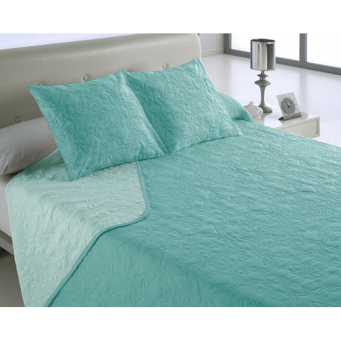 [n]fibrecare, Coperta, Steppdecke Hosteline VEGAS Blau King size (3 Stücke) (270 x 260 cm)
