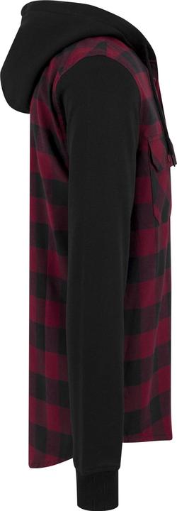 Produktbild Urban Classics Hooded Checked Flanell Sweat Sleeve Shirt (M)