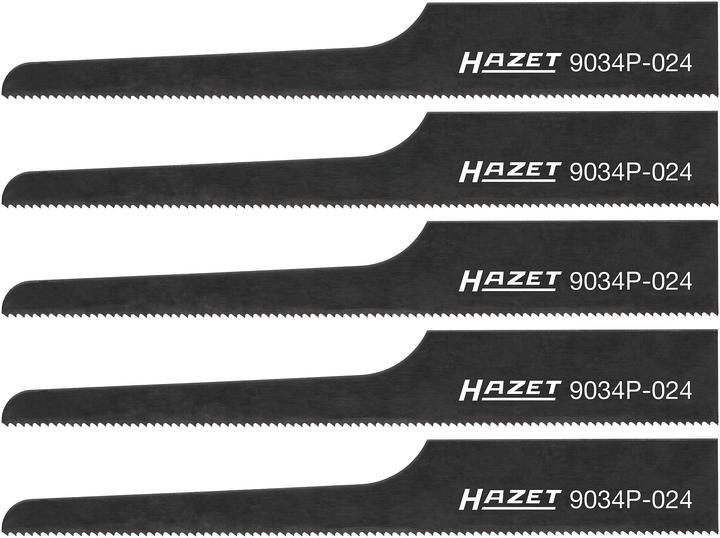 Produktbild HAZET Stichsägeblätter ∙ 24 Zähne ∙ 5x 9034P-024/5