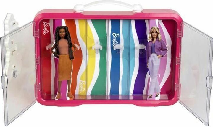 Image du produit Theo Klein BRB - Vitrine de collection pour 6 Barbie avec logo Barbie lumineux