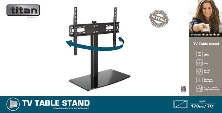 Produktbild Titan TV Tischständer für Fernseher bis zu 178 cm (70 Zoll) (45 kg, 40" - 70")