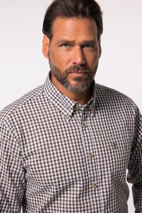 Immagine prodotto JP1880 Karohemd, Tracht, Langarm, Buttondown-Kragen, Modern Fit (4XL)