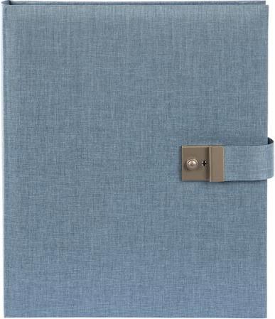 Produktbild Goldbuch Dokumentenmappe Summertime blau-grau, 4-Ring-Mechanik (1 x)