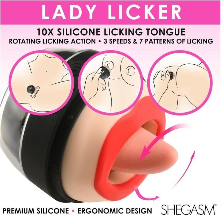 Produktbild XR Brands Lady Licker Klitorisstimulator