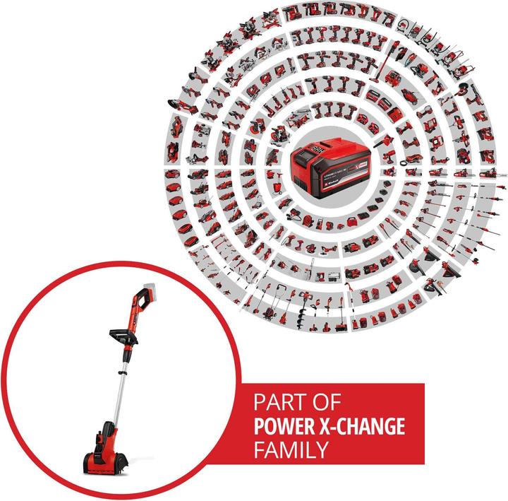 Actual product image Einhell Akku-Oberflächenbürste Picobella 18/215 Solo + Ersatzbürste ULTRA (Stein)