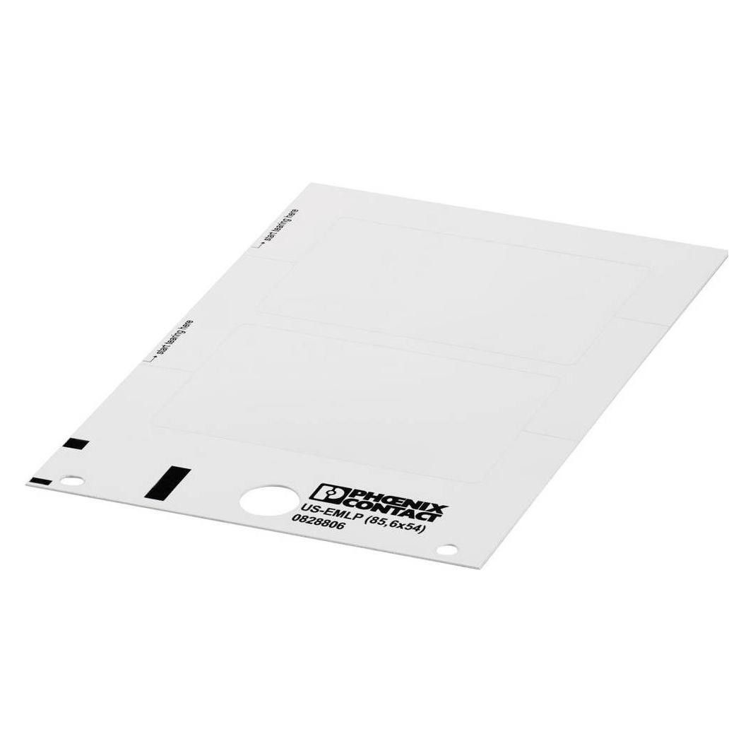 Phoenix Contact Bianco Etichette, Phoenix Us-Emlp (85.6X54)