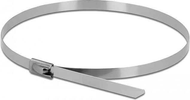 Produktbild Delock Kabelbinder (Packung mit 20) (Metallkabelbinder, 200 mm, 20 Stk.)