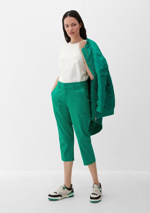 Actual product image S.Oliver Hose Relaxed: Caprihose doppelten Gürtelschlaufen (34)