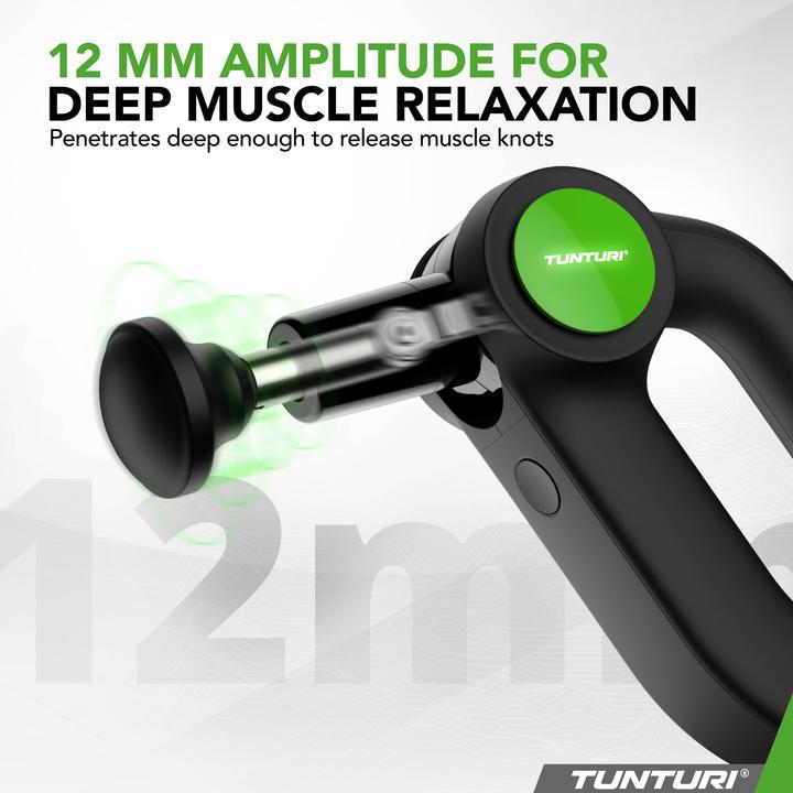 Actual product image Tunturi Massage Gun Pistole MG70 PRO (5 Steps, 180 min)