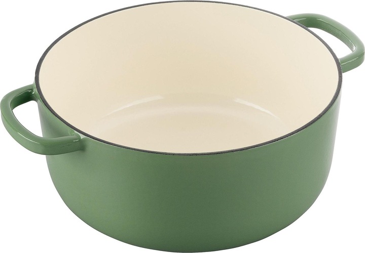 Immagine prodotto Ballarini Cocotte BELLAMONTE 28 cm rotonda 7,0 litri in ghisa arrosto verde (28 cm, Pirofila + casseruola, Ghisa)