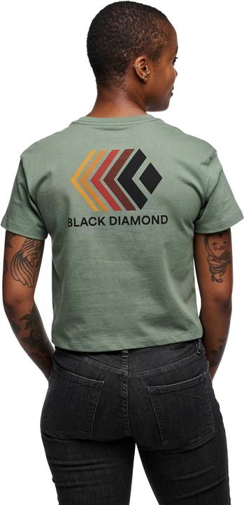 Actual product image Black Diamond W Faded Crop Ss Tee (L)