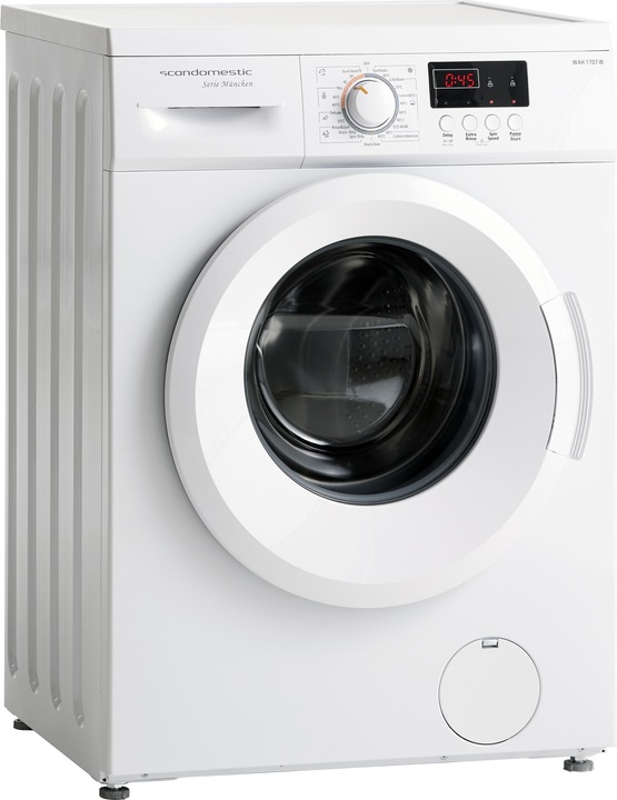 Actual product image Scandomestic WAH 1707 W Munich Series - Washing machine - Width: 59.5 cm - Depth: 49.5 cm - Height: 85 (7 kg, Left)