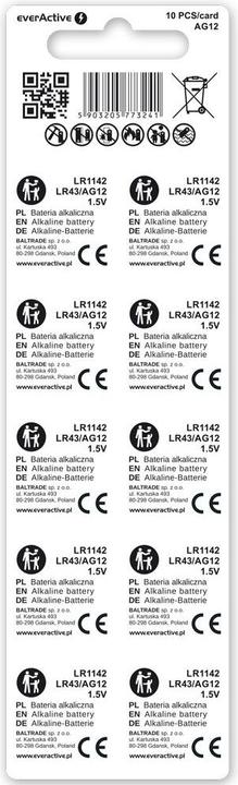 Produktbild Everactive LR1142 (LR43) (10 Stk., LR43, 100 mAh)