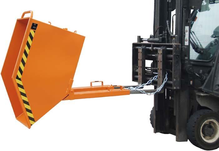 Produktbild eurokraft pro Kippmulde mit Klappmechanismus (400 l)