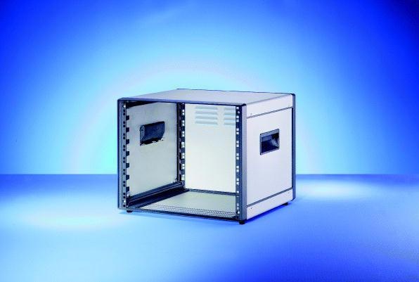 Image du produit Schroff Coffret 19" 12 UH, aluminium - COMPTEC Coffret 12 UH 500T (12 HE, Rack 19 pouces)