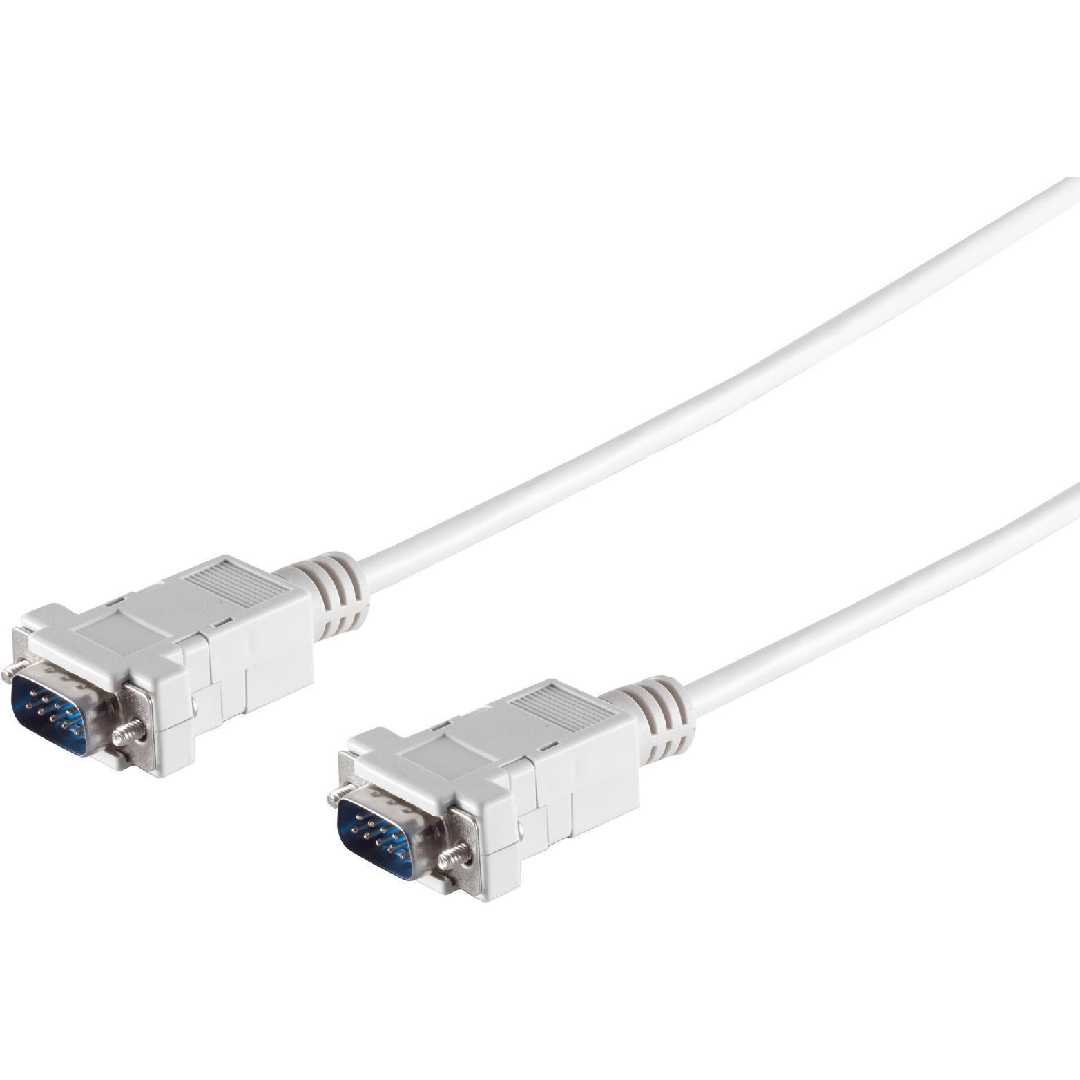 Thumbnail - Shiverpeaks S-CONN AK 251 D-SUB Kabel, 1:1, 9-pol., Stecker/Stecker, 5m (Sub-D 9, 500 cm), Data + Video Adapter